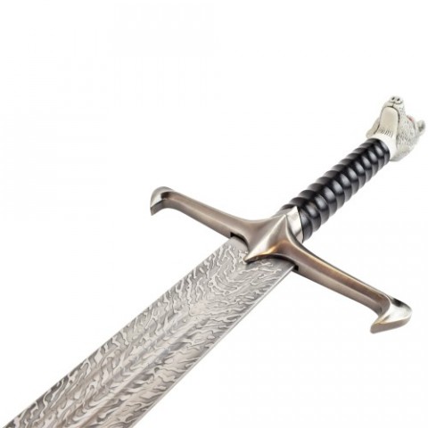 LONGCLAW SWORD OF JON SNOW GAME OF THRONES SERIES DAMASK EFFECT